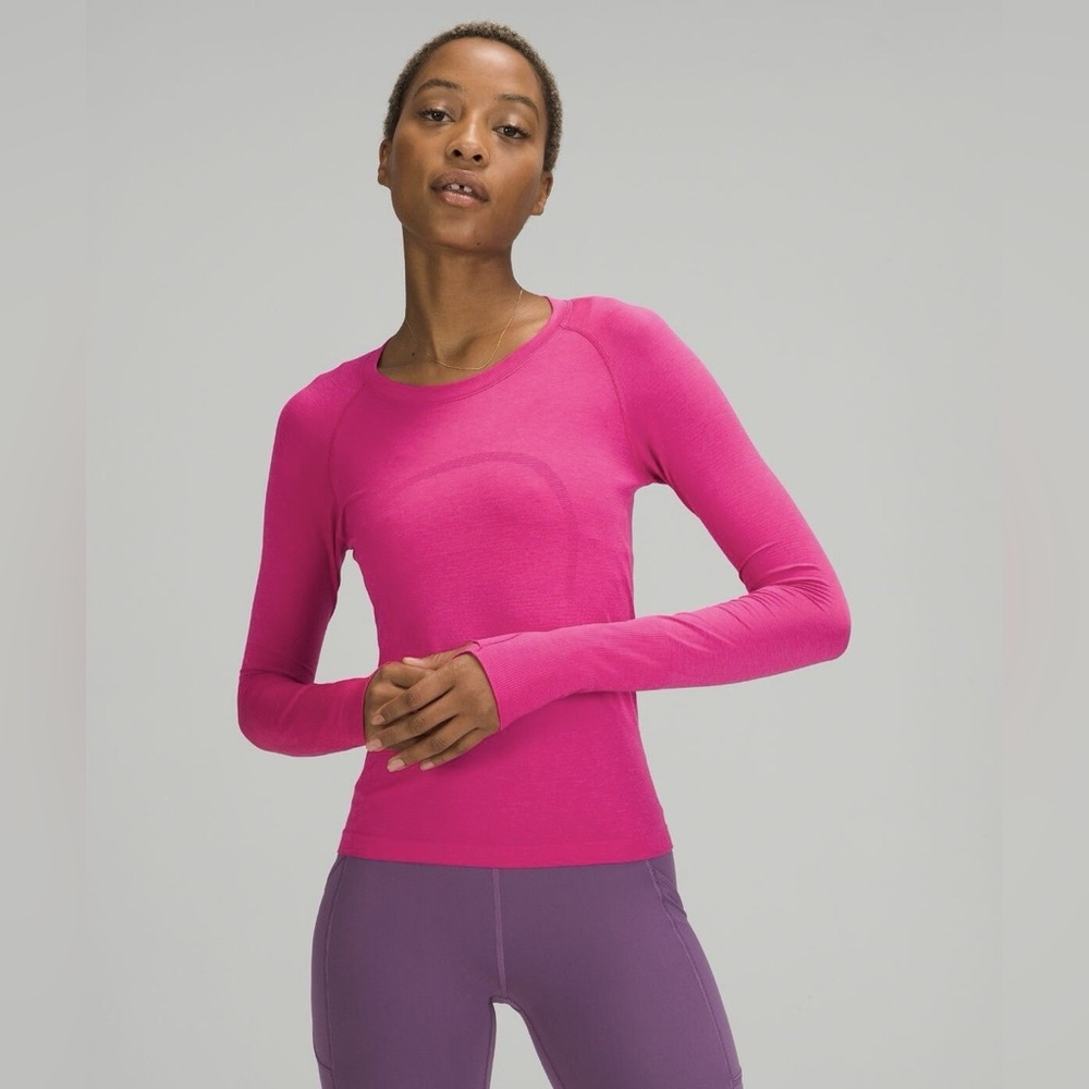 LULULEMON sonic pink swifty long sleeve